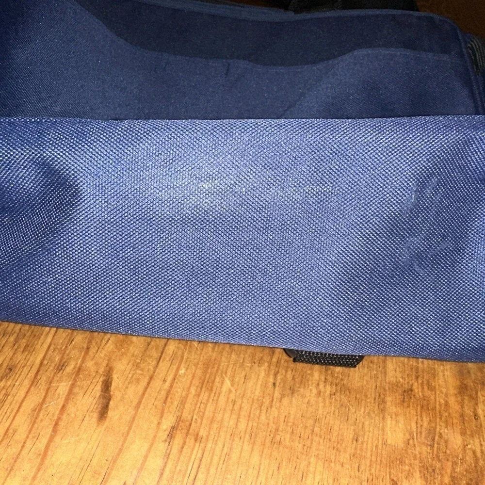 VTG Walmart Brand Messenger Bag Laptop Case Blue Multiple Pockets